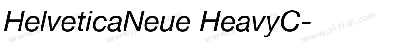 HelveticaNeue HeavyC字体转换 HelveticaNeue HeavyC字体转换